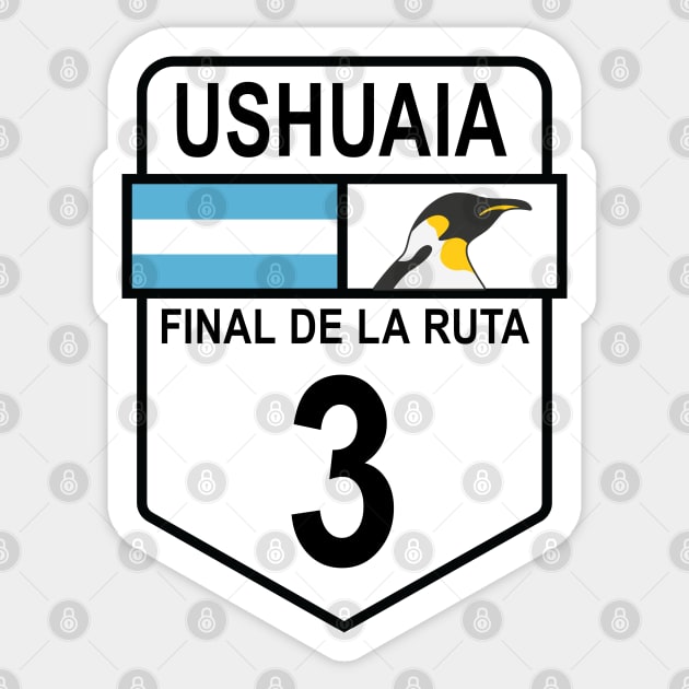 Ruta 3 Ushuaia Sticker by Cerealbox Labs